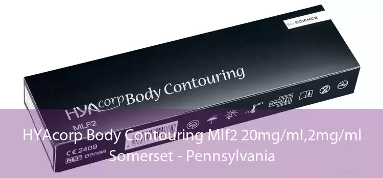 HYAcorp Body Contouring Mlf2 20mg/ml,2mg/ml Somerset - Pennsylvania