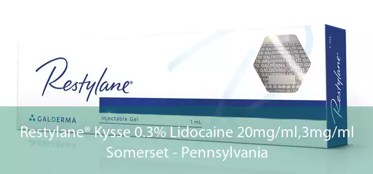 Restylane® Kysse 0.3% Lidocaine 20mg/ml,3mg/ml Somerset - Pennsylvania